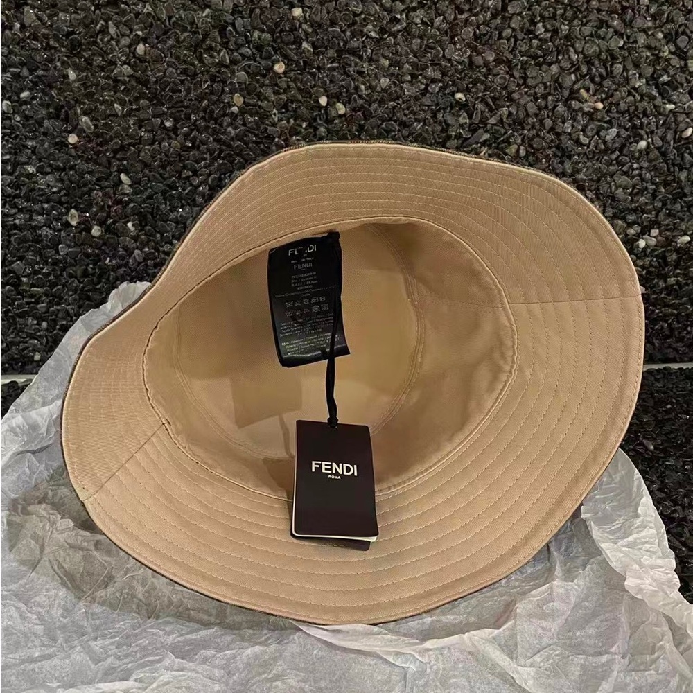Fendi Monogram Brown Bucket Hat - image 5